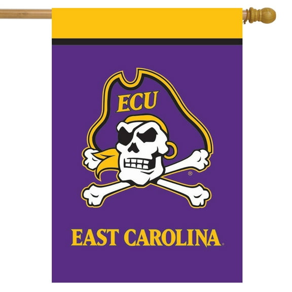 Briarwood Lane East Carolina University NCAA House Flag