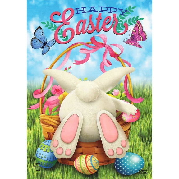 Briarwood Lane Garden Flag 12x18 For Outdoor Easter Egg Hunt For Easter Garden Flag Flags For Outside