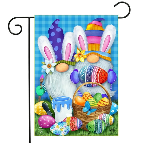 Briarwood Lane Easter Gnomes Holiday Garden Flag