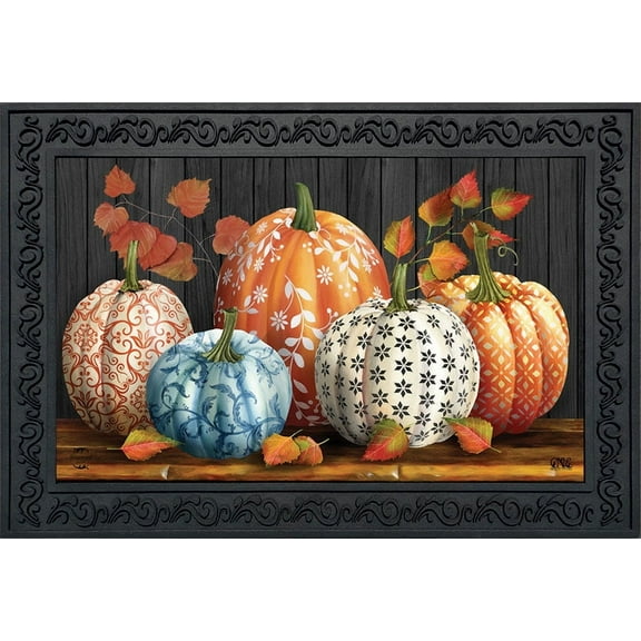 Briarwood Lane Elegant Pumpkins Doormat