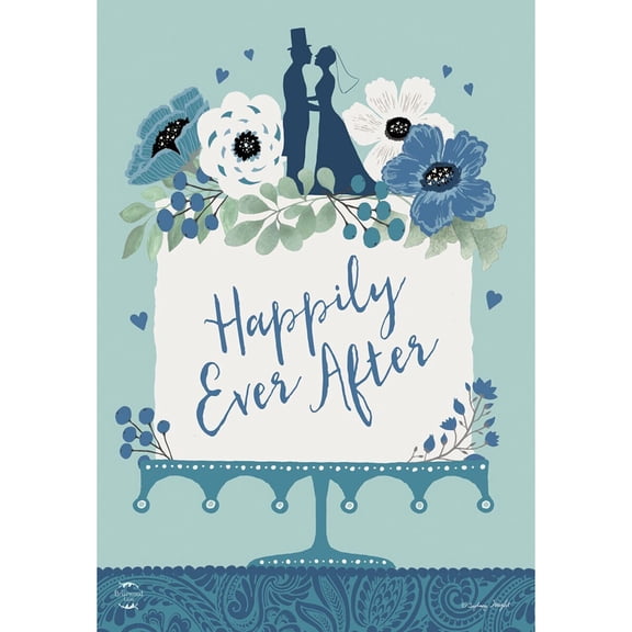 Briarwood Lane Everyday Garden Flag 12x18 For Outdoor Happily Ever After Wedding Garden Flag Flags For Outside
