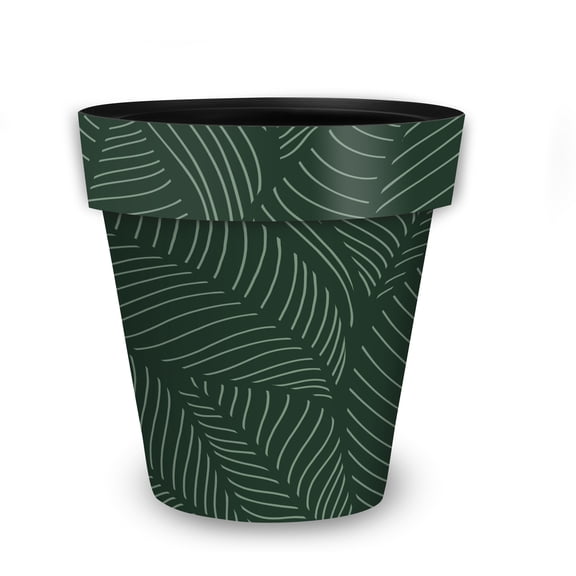 Briarwood Lane Everyday Planter 11.75 x 11 x 11 Tropical Leaves Medium
