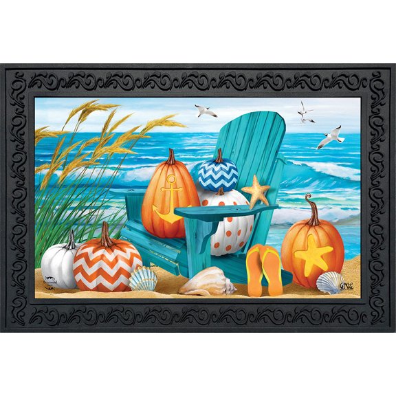 Briarwood Lane Fall At the Beach Doormat