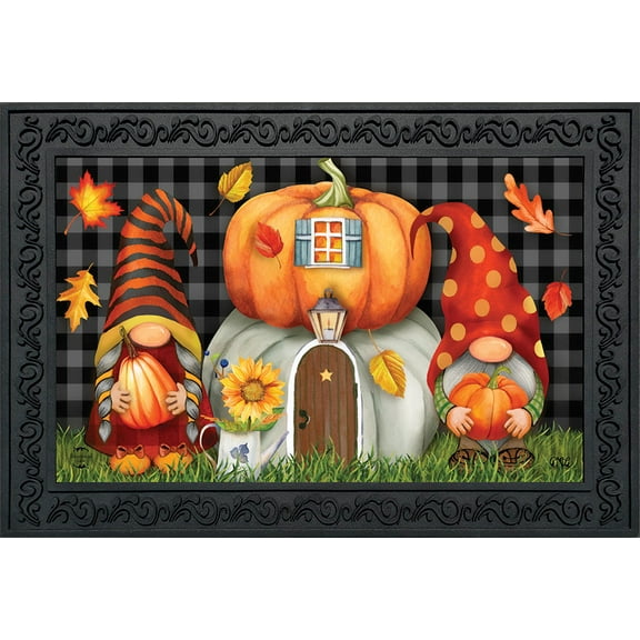 Briarwood Lane Fall Gnome Home Humor Doormat