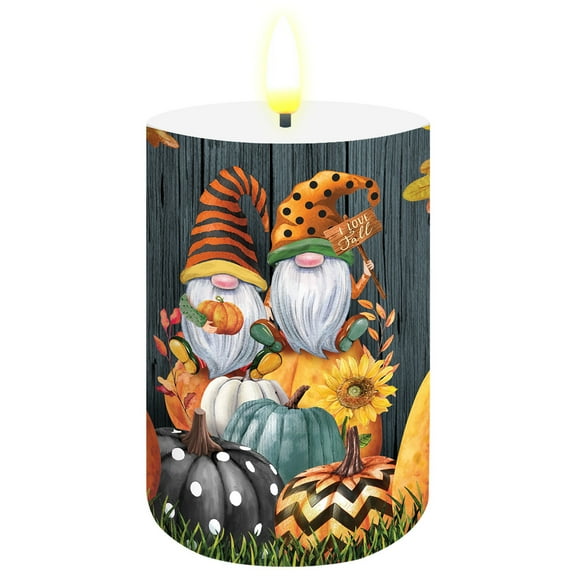 Briarwood Lane Fall Gnomes Flameless Candle