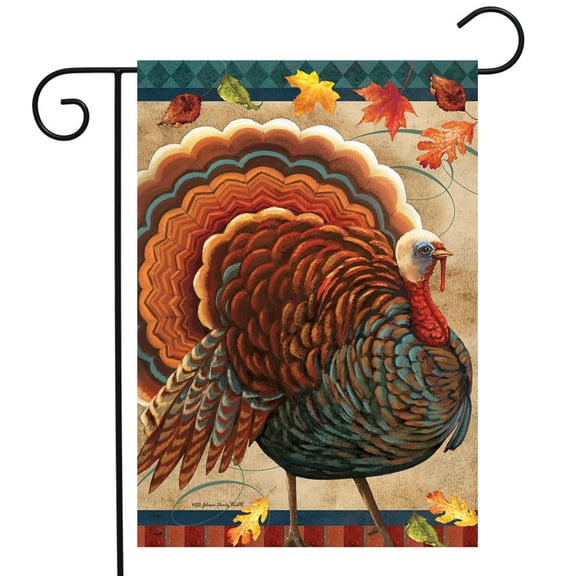 Briarwood Lane Fall Turkey Garden Flag