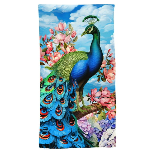 Briarwood Lane Fancy Peacock Cotton Hand Towel