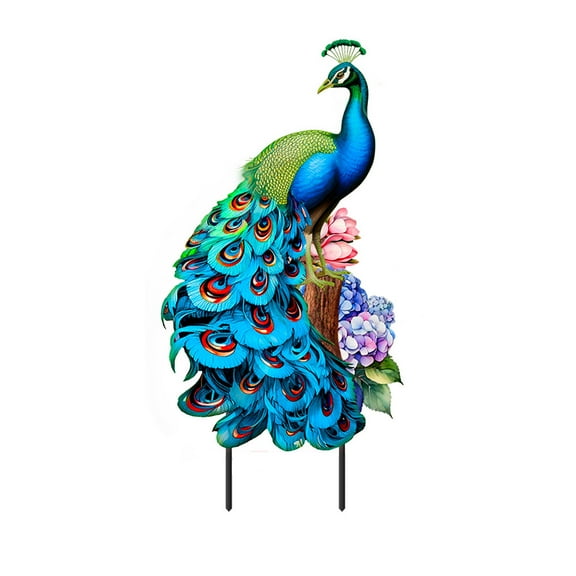 Briarwood Lane Fancy Peacock Metal Art