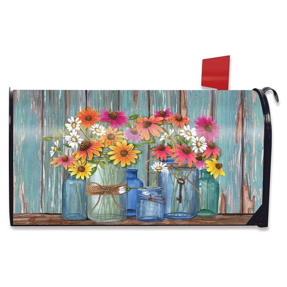 Briarwood Lane Farm Fresh Flowers Spring Large / Oversized Mailbox Cover
