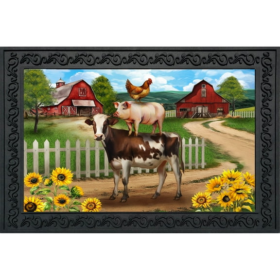Briarwood Lane Farm Friends Doormat