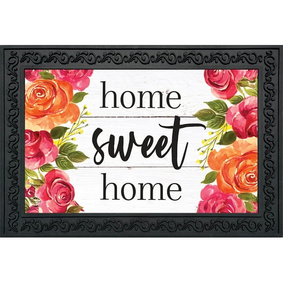 Briarwood Lane Farmhouse Home Sweet Home Floral Doormat