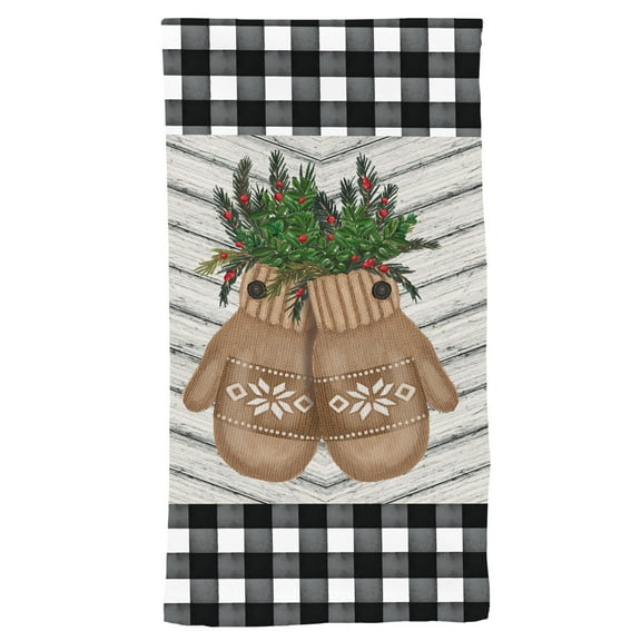 Briarwood Lane Farmhouse Mittens Cotton Hand Towel