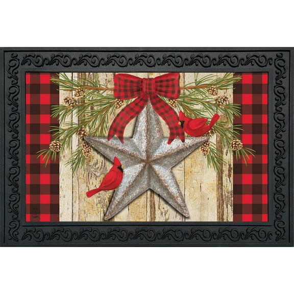 Briarwood Lane Festive Barnstar Winter Doormat