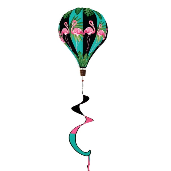 Briarwood Lane Flamingos Deluxe Hot Air Balloon Spinner