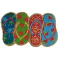 thumbnail image 1 of Briarwood Lane Flip Flops Summer Natural Fiber Coir Doormat, 1 of 3