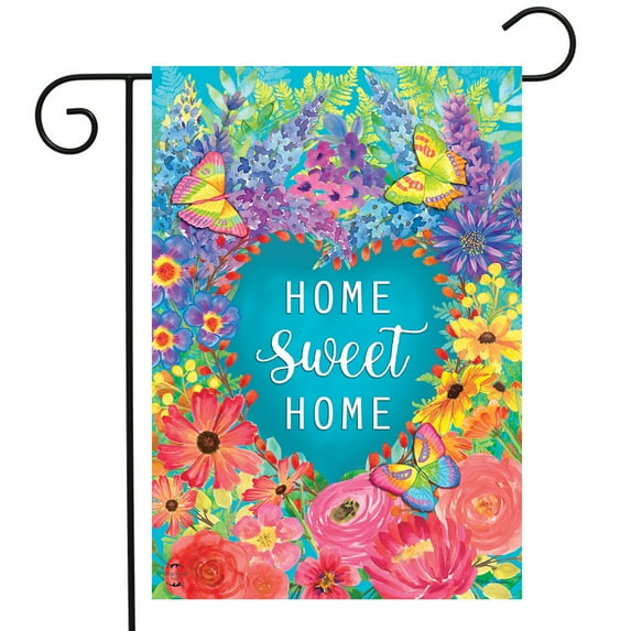 Briarwood Lane Floral Home Sweet Home Spring Garden Flag