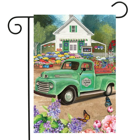 Briarwood Lane Flower Farm Spring Garden Flag
