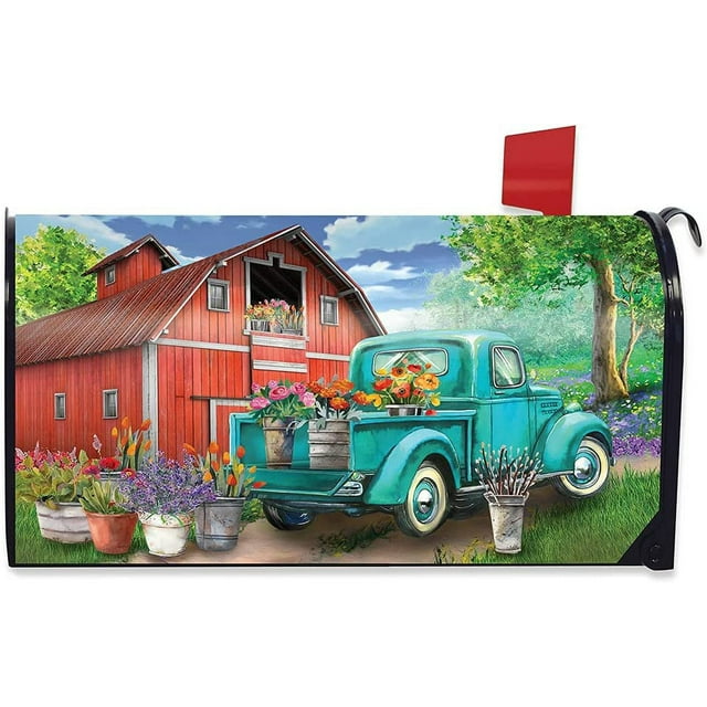 Briarwood Lane Flower Farm Spring Mailbox Cover Standard