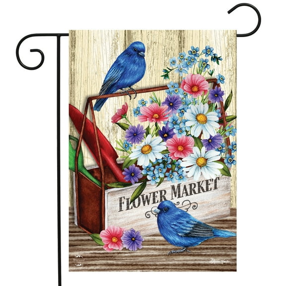 Briarwood Lane Flower Market Spring Garden Flag