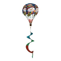 Briarwood Lane Friendly Snowman Hot Air Balloon Spinner