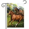thumbnail image 1 of Briarwood Lane Galloping Horses Garden Flag, 1 of 4