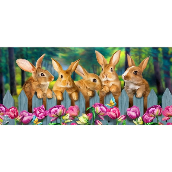 Briarwood Lane Garden Bunnies Mini Mat