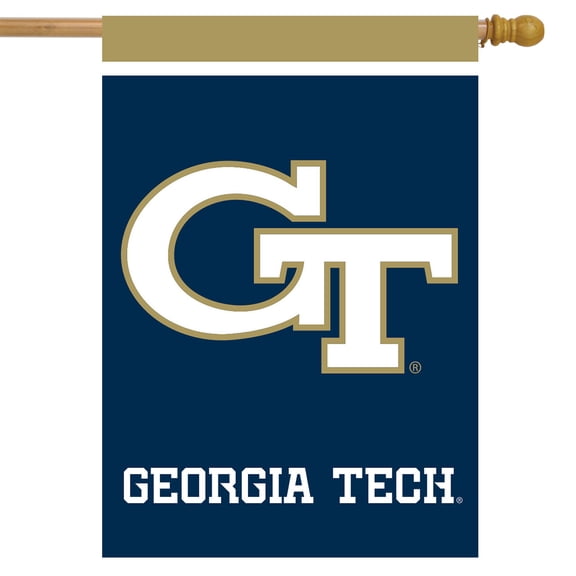 Sparo Georgia Tech Yellow Jackets NCAA Licensed House Flag
