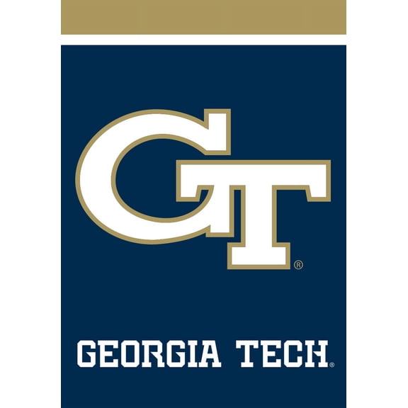 Briarwood Lane House Flag 40x28 For Outdoor Georgia Tech Yellow Jackets NCAA Licensed House Flag