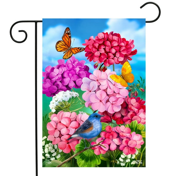 Briarwood Lane Geraniums In Bloom Spring Garden Flag