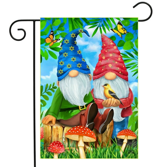 Briarwood Lane Gnome Sweet Gnome Spring Garden Flag
