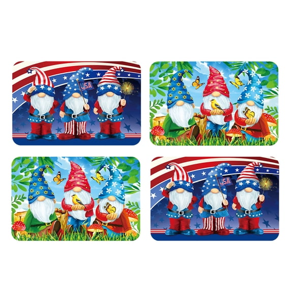 Briarwood Lane Spring Double Sided Placemat (4-pack) 17x11.25 Gnome Sweet Gnome For Spring Placemat