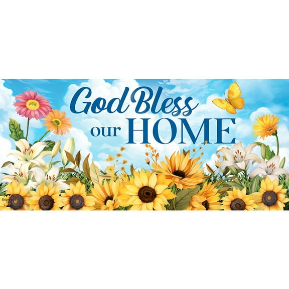 Briarwood Lane God Bless Our Home Mini Mat