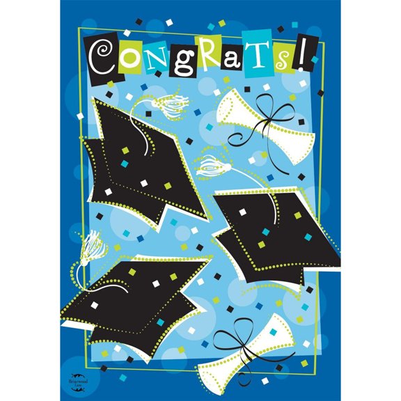 Briarwood Lane Garden Flag 12x18 For Outdoor Graduation Celebration Garden Flag Flags For Outside