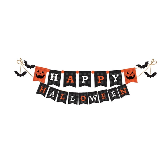 Briarwood Lane Burlap String Banner 60x10 Halloween For Halloween String Banner