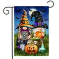 thumbnail image 1 of Briarwood Lane Halloween Gnomes Humor Garden Flag, 1 of 4