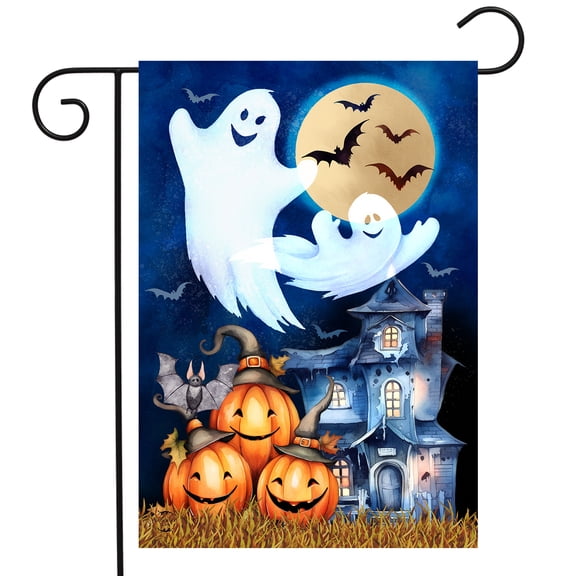 Briarwood Lane Garden Flag 12x18 For Outdoor Halloween Haunting For Halloween Garden Flag Flags For Outside