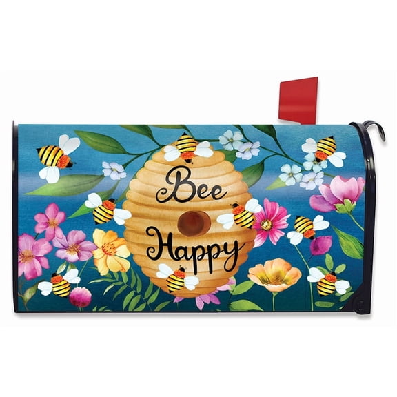 Briarwood Lane Happy Beehive Oversized Mailbox Cover