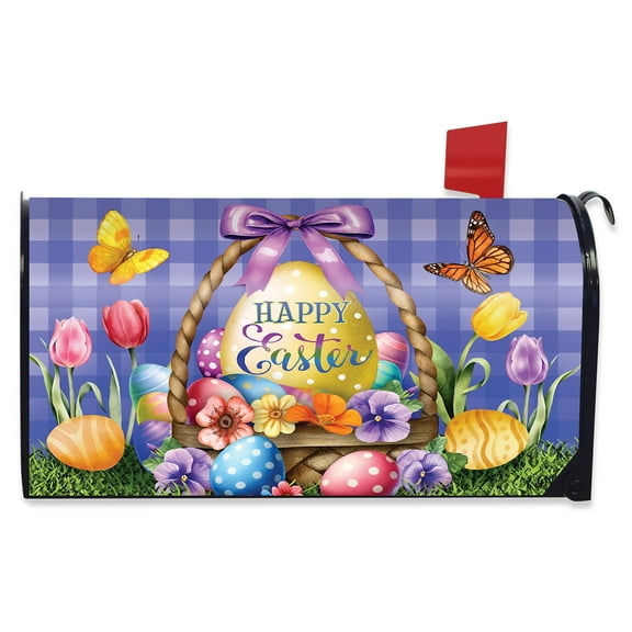 Briarwood Lane Happy Easter Egg Basket Mailbox Cover