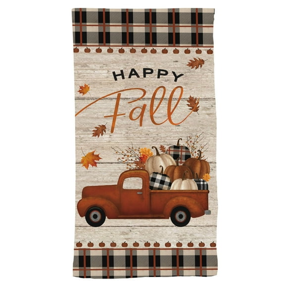Briarwood Lane Happy Fall Pickup Truck Cotton Hand Towel