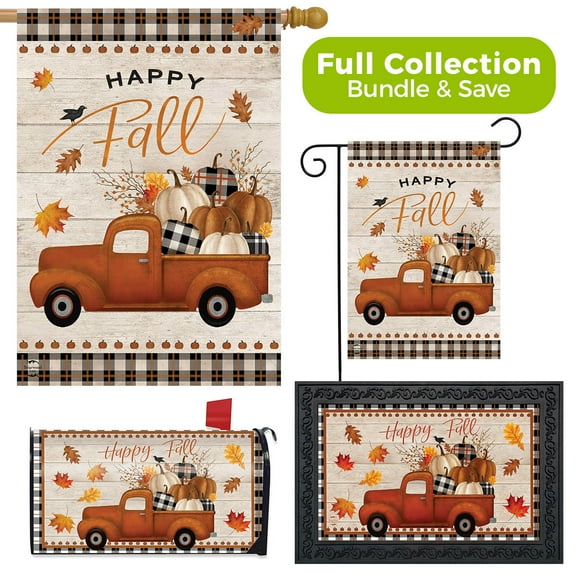 Briarwood Lane Happy Fall Pickup Truck Design Collection