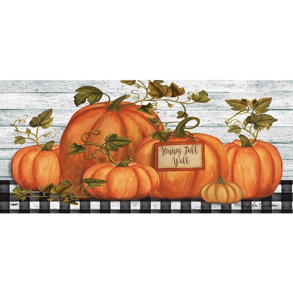 Briarwood Lane Happy Fall Y'all Pumpkins Mini Mat