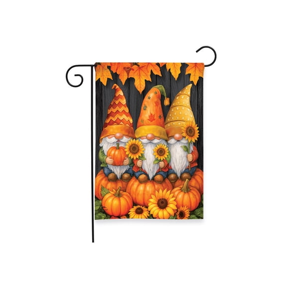 Briarwood Lane Fall Garden Flag 12x18 For Outdoor Happy Harvest Gnomes For Fall Garden Flag Flags For Outside