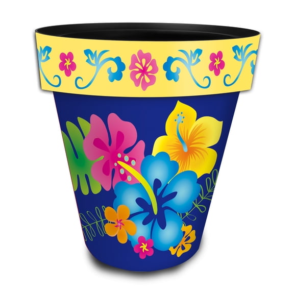 Briarwood Lane Spring Planter 14" x 15" x 15" Hello Sunshine Large For Spring Planter