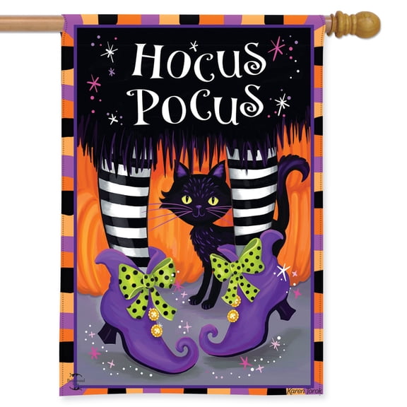 Briarwood Lane Halloween House Flag 40x28 For Outdoor Hocus Pocus