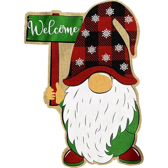 Briarwood Lane Garden Flag 12x18 For Outdoor Holiday Gnome Burlap Christmas For Christmas Garden Flag Flags For Outside