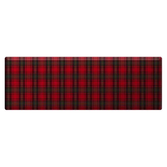 Briarwood Lane Everyday Christmas Comfort Mat 54x22 Holiday Plaid Oversized For Christmas Comfort Mat