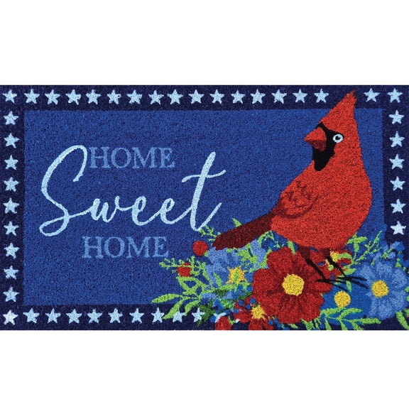Briarwood Lane Spring Coir Doormat 30x18 Home Sweet Home Cardinal For Spring Coir Doormat