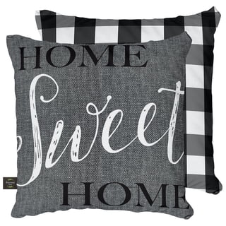Briarwood Lane Indoor/Outdoor Pillow 17x17 Home Sweet Home Everyday Decorative Pillow