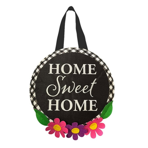 Briarwood Lane Home Sweet Home Flowers Door Hanger