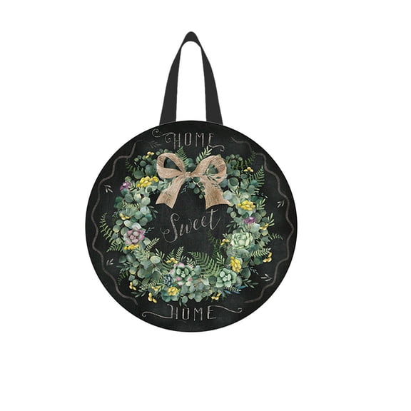 Briarwood Lane Home Sweet Home Wreath Wood Door Hanger